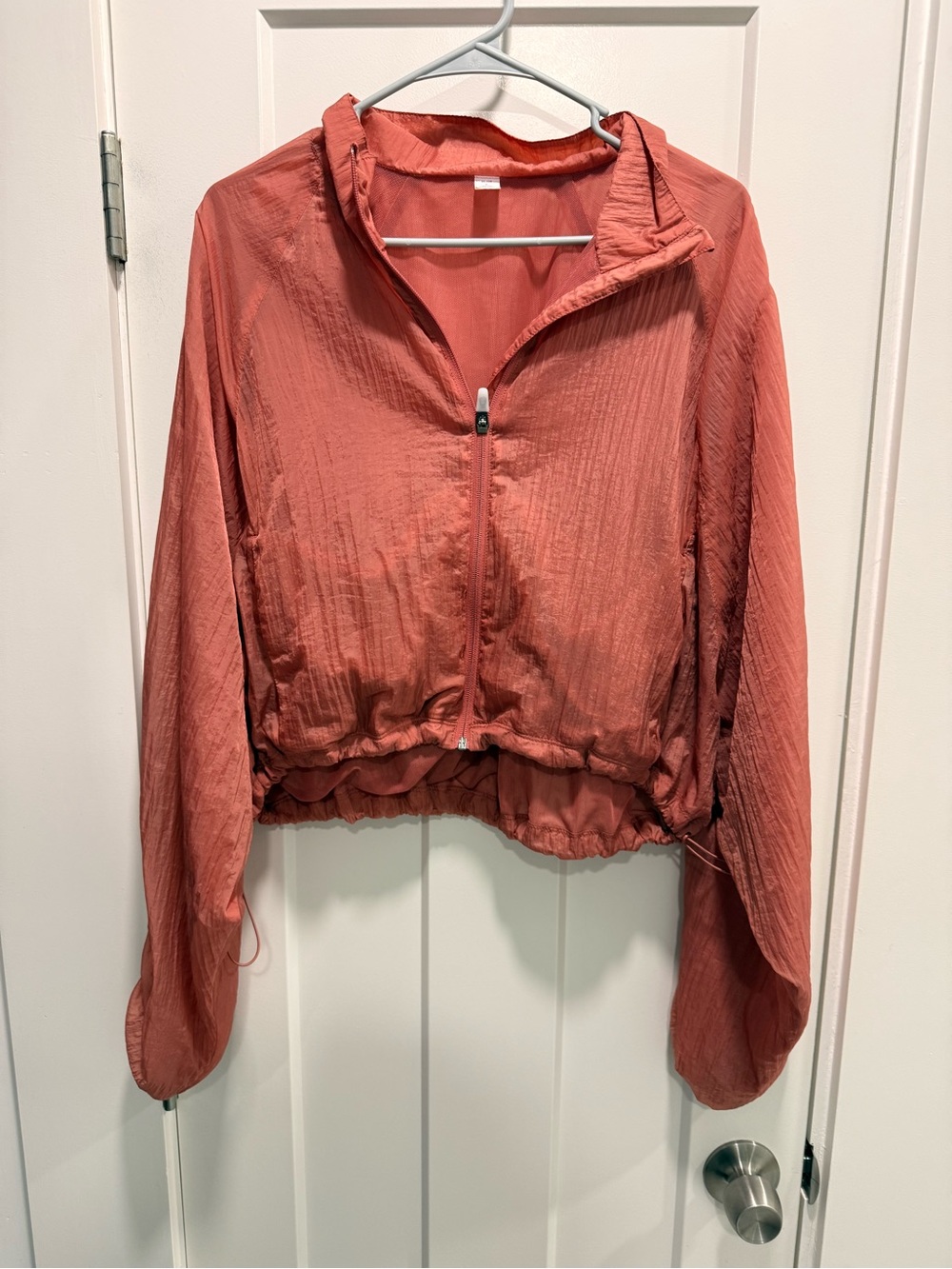 Old Navy Rust Zip-Front Lightweight Jacket